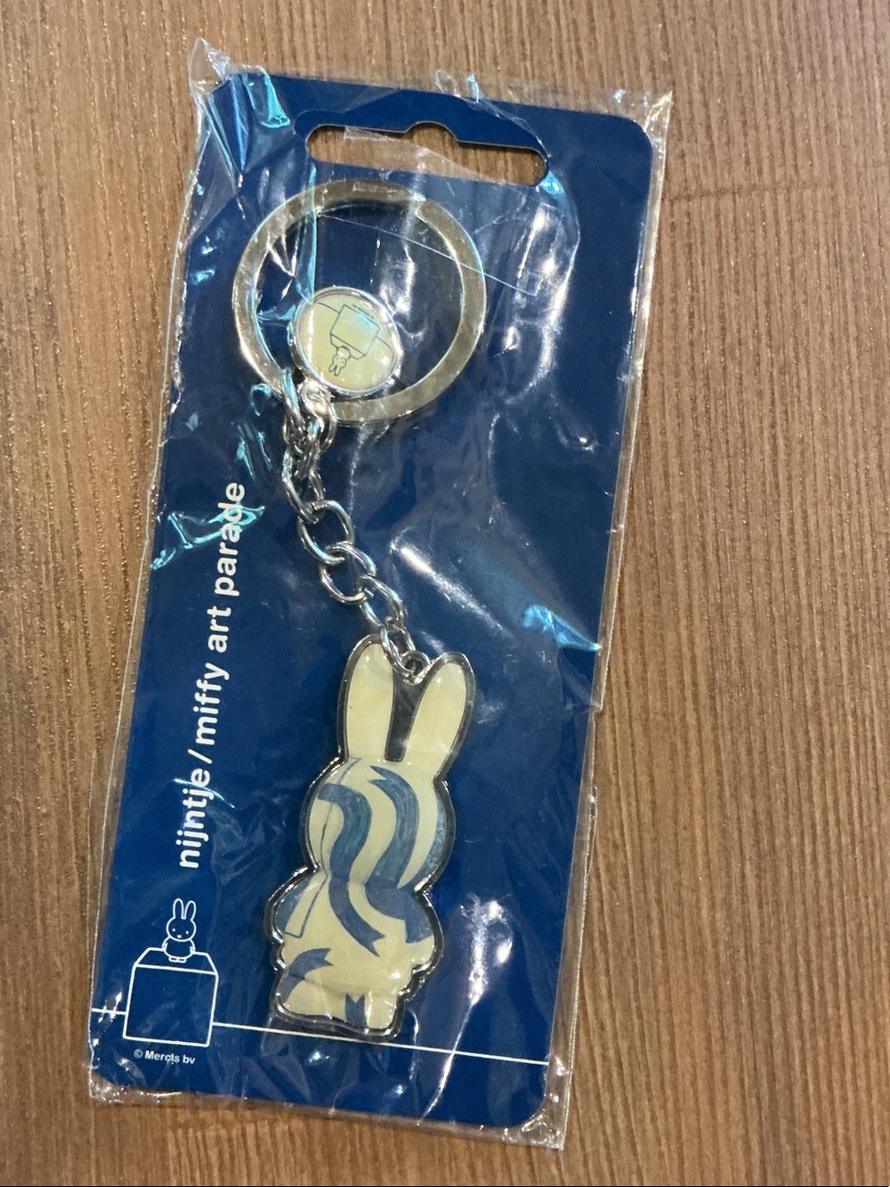 Nijntje x Miffy Art Parade Blue & Cream Key fob